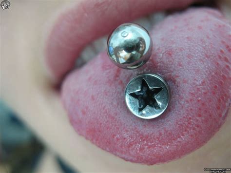 tongue frenulum piercing jewelry|extreme tongue piercings.